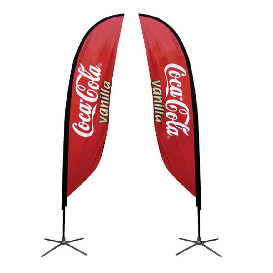 Double Sided Feather Banner